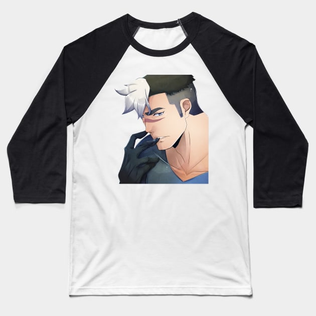 Shiro Baseball T-Shirt by Iwonn